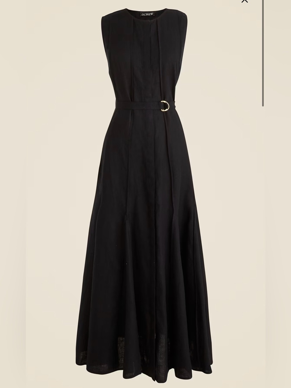 J CREW LINEN TUNIC MAXI DRESS WITH BELT CA671 $248 - Picture 3 of 7